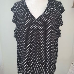 Philosophy polka dot blouse size XL